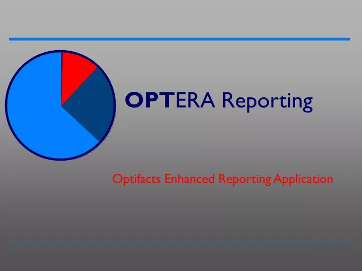 opt era reporting