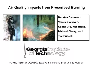 Air Quality Impacts from Prescribed Burning