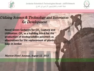 Utilizing Science &amp; Technology and Innovation for Development