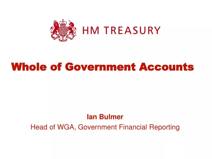 whole of government accounts