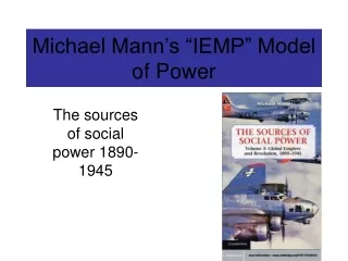 Michael Mann’s “IEMP” Model of Power