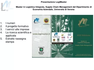 Presentazione LogiMaster