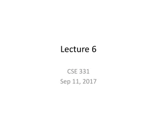 Lecture 6