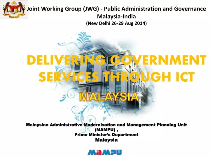 joint working group jwg public administration