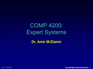 COMP 4200:  Expert Systems