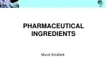 Essential Pharmaceutical Ingredients for Product Stability - slide 1
