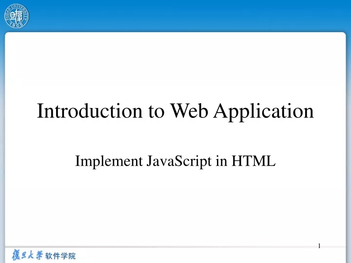 introduction to web application
