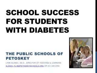 School Success for students with diabetes