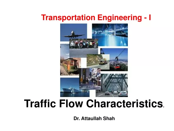 transportation engineering i