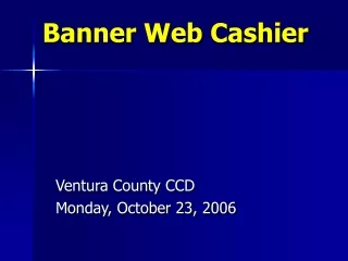 Banner Web Cashier