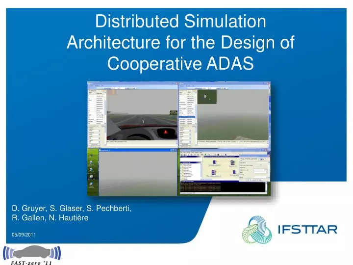 distributed simulation architecture