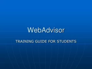 WebAdvisor