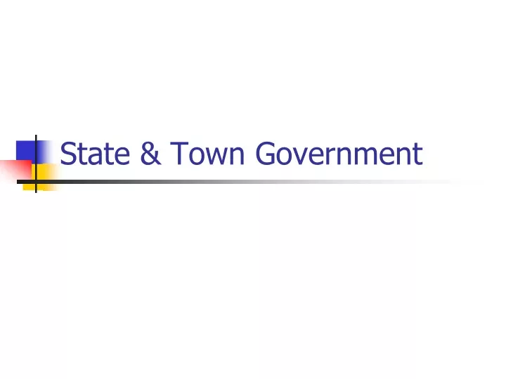 state town government
