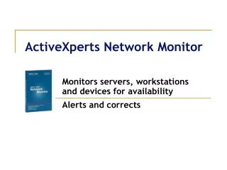 ActiveXperts Network Monitor