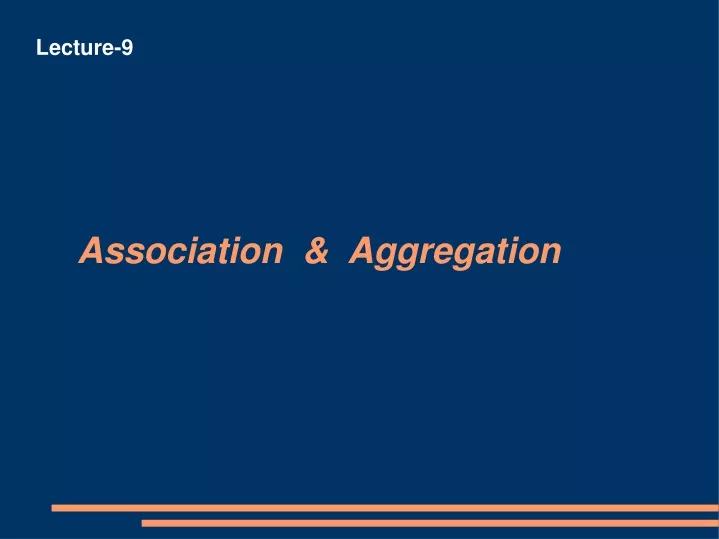 association aggregation