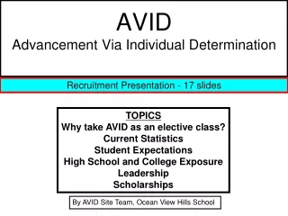 AVID Advancement Via Individual Determination