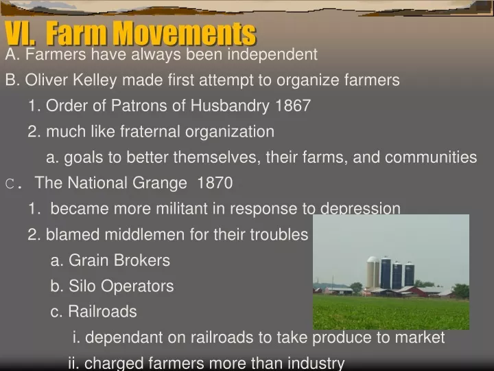 vi farm movements