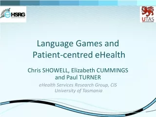 Language Games and  Patient-centred eHealth