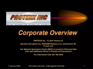 Corporate Overview