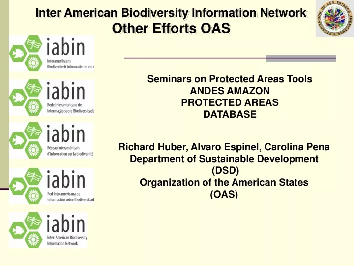 inter american biodiversity information network