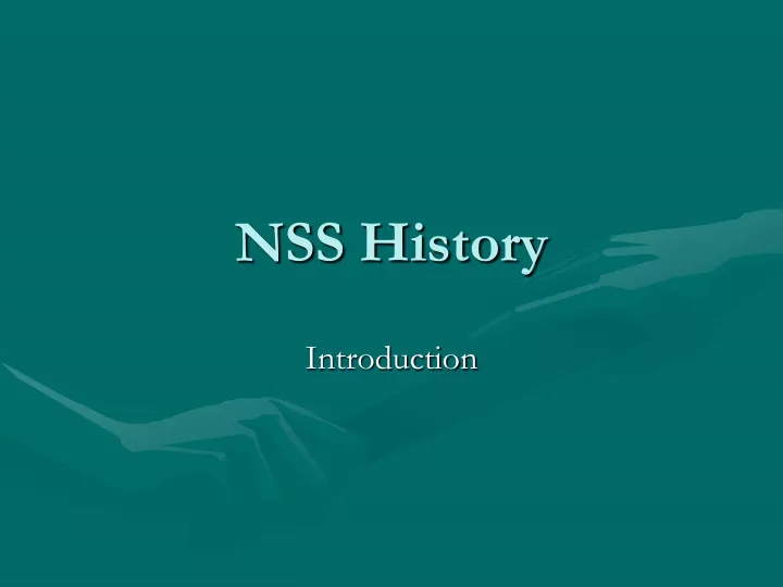 nss history