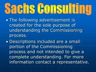Sachs Consulting