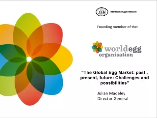 “The Global Egg Market: past , present, future: Challenges and possibilities” Julian Madeley