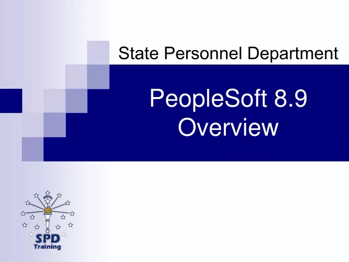 peoplesoft 8 9 overview
