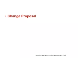 Change Proposal