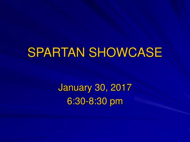 spartan showcase
