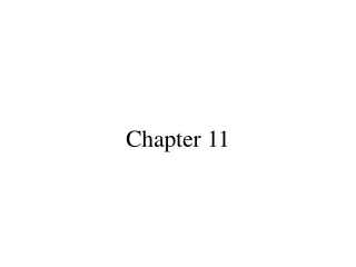 Chapter 11