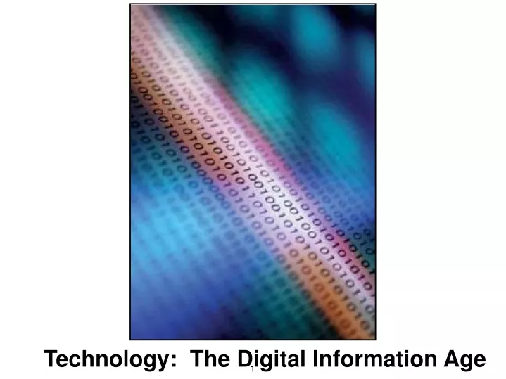 technology the digital information age