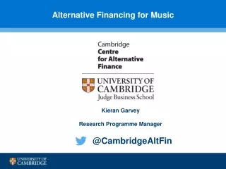Alternative Financing for Music