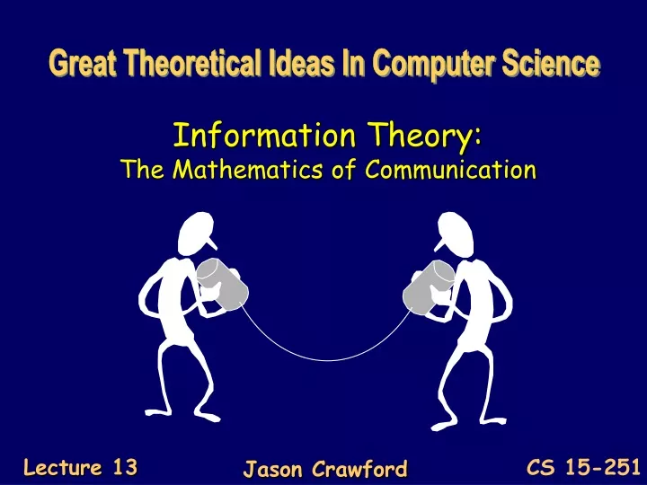information theory the mathematics of communication