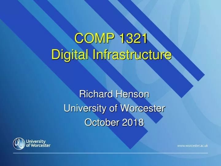 comp 1321 digital infrastructure