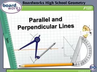 Parallel and  Perpendicular Lines