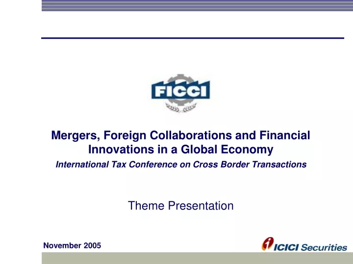 mergers foreign collaborations and financial
