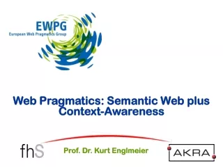 Web Pragmatics: Semantic Web plus Context-Awareness