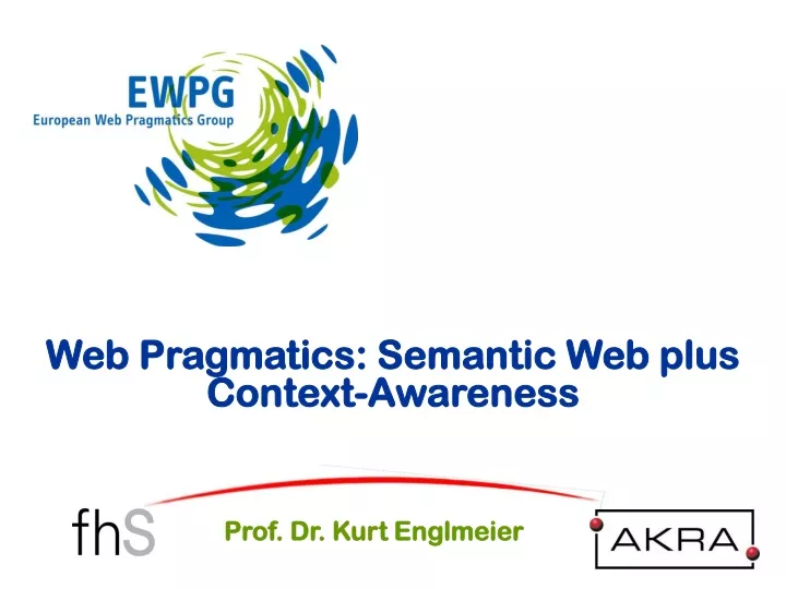 web pragmatics semantic web plus context awareness