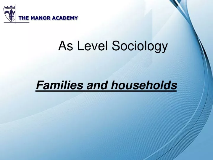 as level sociology
