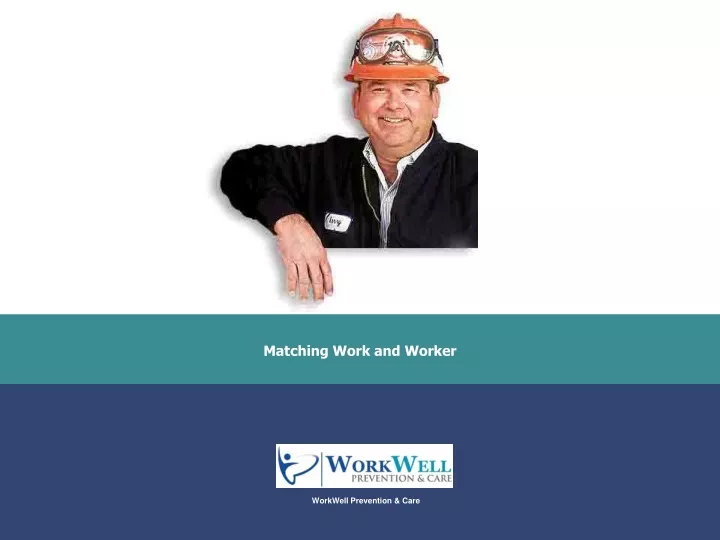 matching work and worker