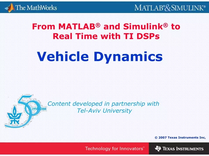 vehicle dynamics