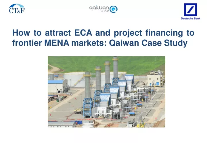 how to attract eca and project financing