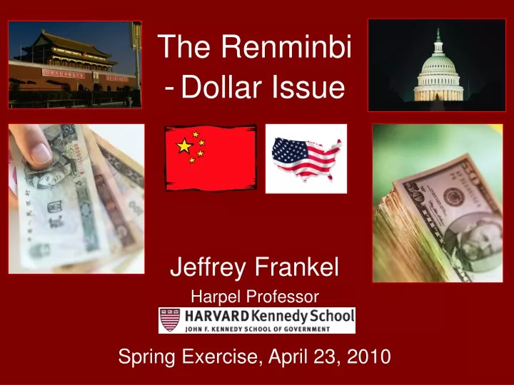 the renminbi dollar issue