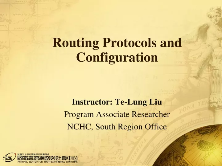 routing protocols and configuration