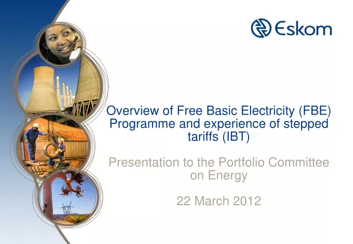 overview of free basic electricity fbe programme