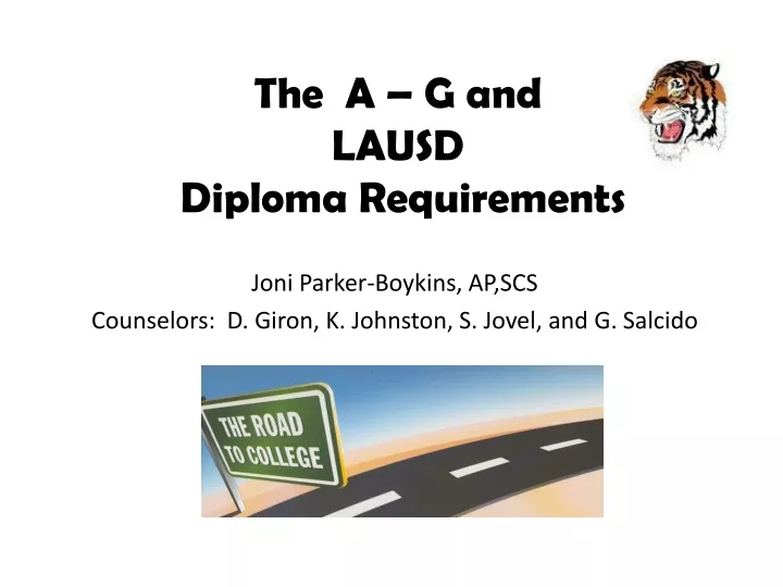 the a g and lausd diploma requirements