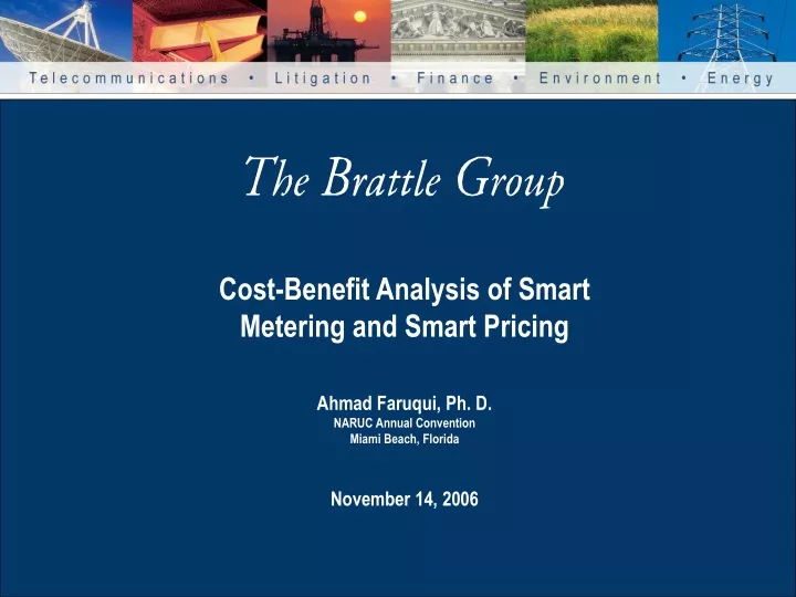 cost benefit analysis of smart metering and smart pricing