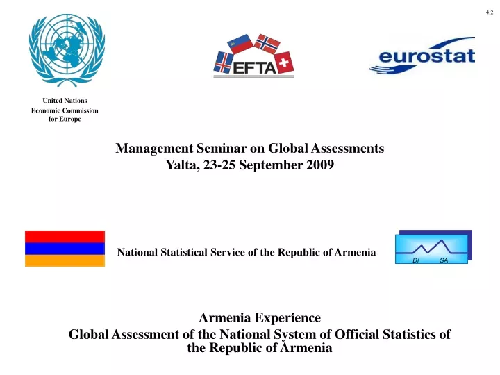 management seminar on global assessments yalta 23 25 september 2009