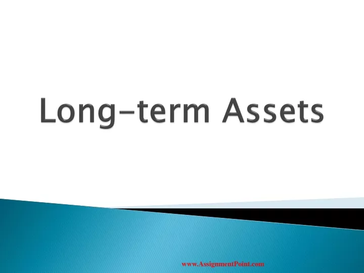 long term assets